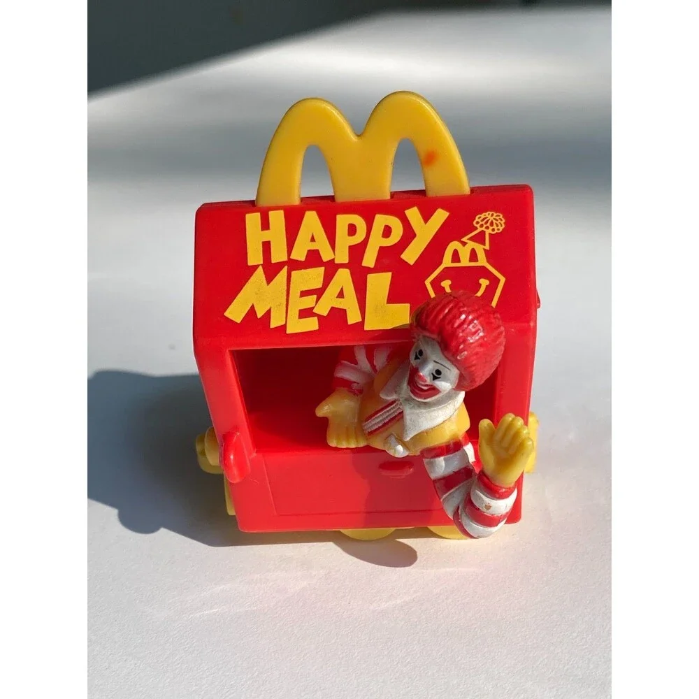 Vintage McDonalds Happy Meal 1994 Happy Meal Box Train Car with Ronald McDonald